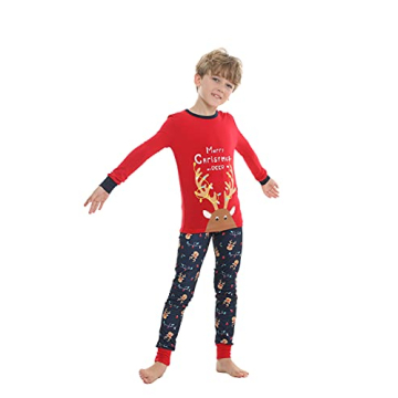 VENTELAN Matching Family Christmas Pajamas Set Online