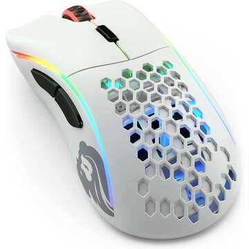 Glorious Model D Wireless Gaming Mouse - Ultra Lightweight 69g, RGB, Ergonomic Design