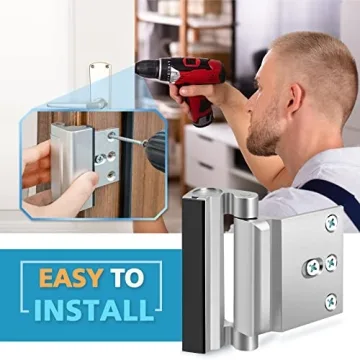 Home Security Door Lock Reinforcement Offers Child Safety