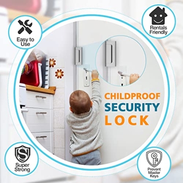 Home Security Door Lock Reinforcement Offers Child Safety