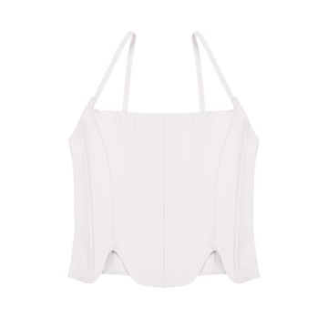 REORIA Women's Summer Sexy Corset Top Adjustable Straps