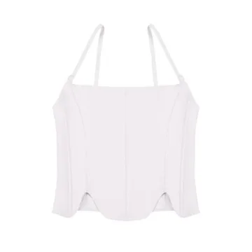 REORIA Women's Summer Sexy Corset Top Adjustable Straps