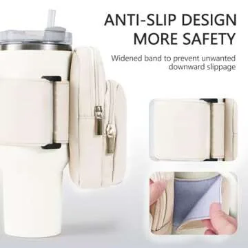 Stylish SUITMAT Water Bottle Pouch for Stanley Tumblers