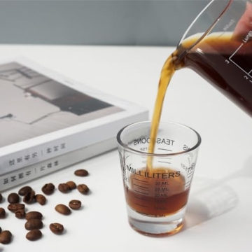 Buy 2-Pack Heavy Glass Shot Glasses for Accurate Measuring