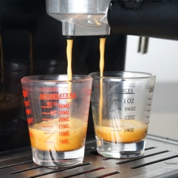 Buy 2-Pack Heavy Glass Shot Glasses for Accurate Measuring