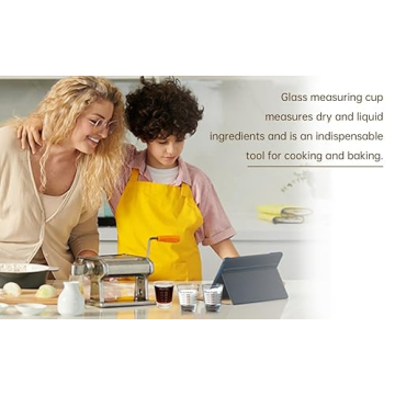 Buy 2-Pack Heavy Glass Shot Glasses for Accurate Measuring