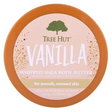Tree Hut Vanilla Whipped Shea Body Butter | Long-lasting Hydration Leaves Skin Feeling Soft & Moistu...