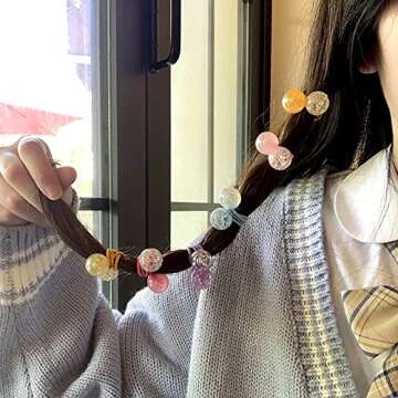 Cheriswelry 100pcs Crystal AB Bubblegum Beads for Jewelry