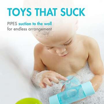 Boon Pipes Baby Bath Toy Set, 6pcs for Toddlers
