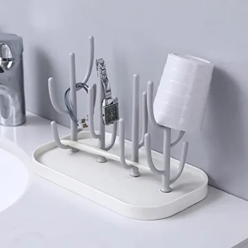 Charming Baby Bottle Drying Rack with Tray