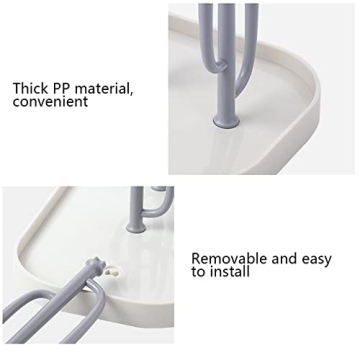 Charming Baby Bottle Drying Rack with Tray