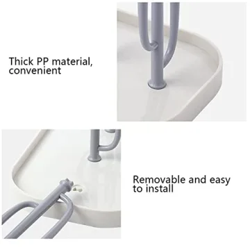 Charming Baby Bottle Drying Rack with Tray