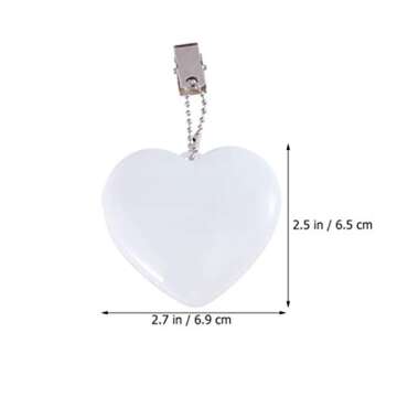 Uonlytech Heart Shape Purse Light Set for Women