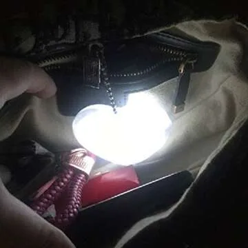 Uonlytech Heart Shape Purse Light Set for Women
