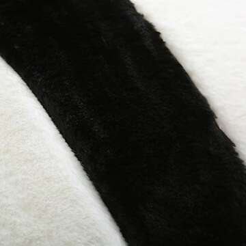 Ikuoic Black and White Striped Throw Pillow Covers - Set of 2, 18x18 Inch, Cozy Home Decor