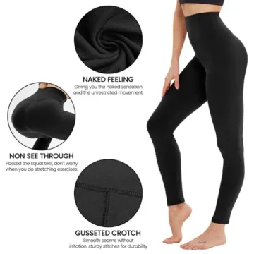GAYHAY High Waisted Leggings for Women - Comfortable Fitness