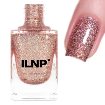 ILNP Juliette Rose Gold Holographic Nail Polish - Ultra Metallic Shine
