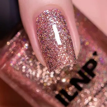 ILNP Juliette Rose Gold Holographic Nail Polish