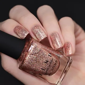 ILNP Juliette Rose Gold Holographic Nail Polish