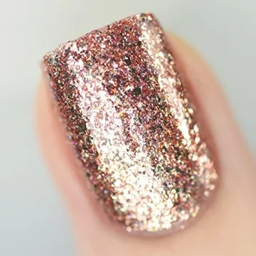 ILNP Juliette Rose Gold Holographic Nail Polish