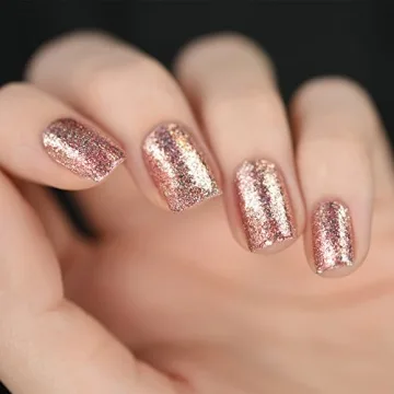 ILNP Juliette Rose Gold Holographic Nail Polish