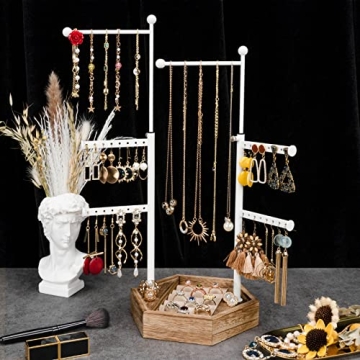 Emfogo Jewelry Organizer Stand - Tangle-Free Display Solution