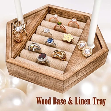 Emfogo Jewelry Organizer Stand - Tangle-Free Display Solution