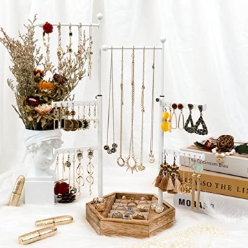 Emfogo Jewelry Organizer Stand - Tangle-Free Display Solution