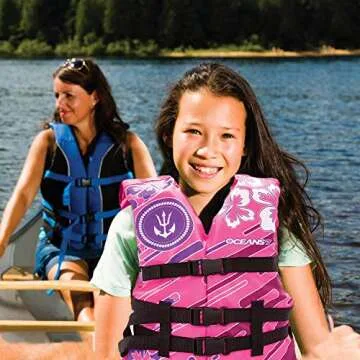 Oceans7 Youth Life Jacket - USCG Approved PFD for Kids