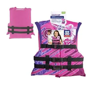 Oceans7 Youth Life Jacket - USCG Approved PFD for Kids