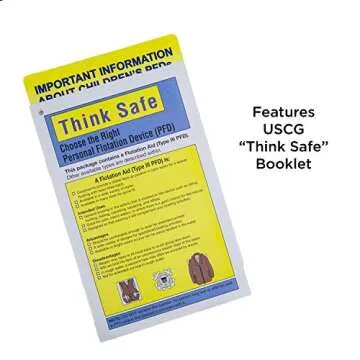 Oceans7 Youth Life Jacket - USCG Approved PFD for Kids