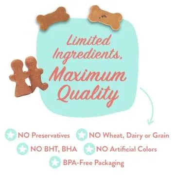 Portland Pet Food Company Bacon Healthy Dog Treats - Grain-Free, Human-Grade, Bacon Dog Treats - All Natural Dog Training Treats & Biscuits Made in the USA Only 1-Pack (5 oz)