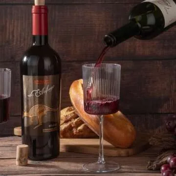 Ciaell Elegant 12 PCS Plastic Wine Glasses for Parties