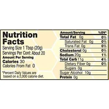 Health Garden Birch Xylitol Sugar Free Honey - Non GMO - Kosher - Made in the U.S.A. (14 oz x 2)