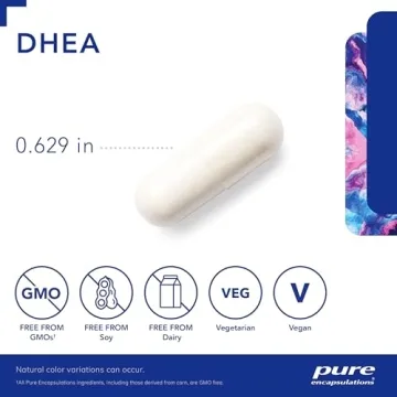 Pure Encapsulations DHEA 25 mg - Hormone Balance & Energy Support