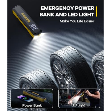 Portable Tire Inflator 5X Faster Air Compressor