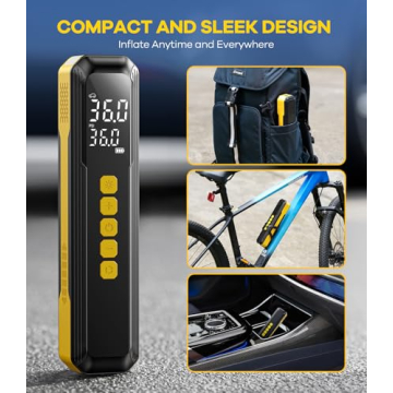 Portable Tire Inflator 5X Faster Air Compressor