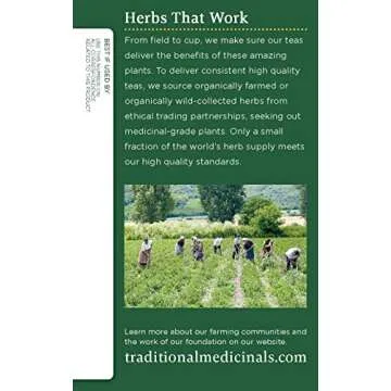 Traditional Medicinals Organic Chamomile & Lavender Herbal Tea, Settles Nervous System, (Pack of 2) - 32 Tea Bags Total