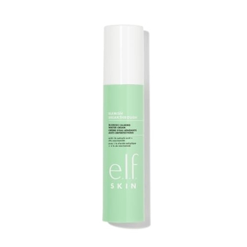 e.l.f. SKIN Blemish Breakthrough Calming Water Cream - Lightweight Moisturizer for Oily Skin