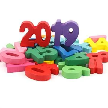 Kimuvin Wooden Number Puzzles, Preschool Educational Learning Board Toys for 3 4 5 Years Old Kids Toddlers