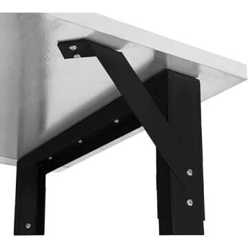 Robust Garage Workbench & Table Frame with Adjustable Height