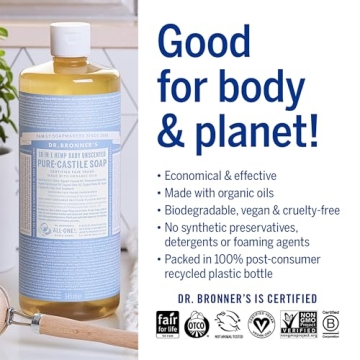 Dr. Bronner's Pure-Castile Soap for Babies & Sensitive Skin
