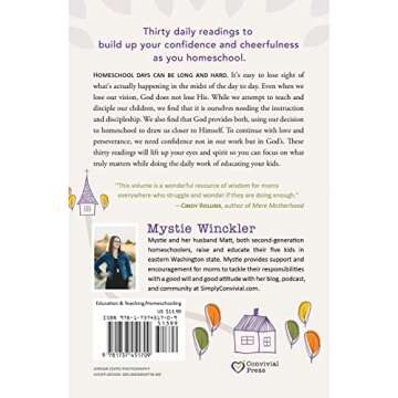 The Convivial Homeschool: Gospel Encouragement for Keeping Your Sanity While Living and Learning Alo...