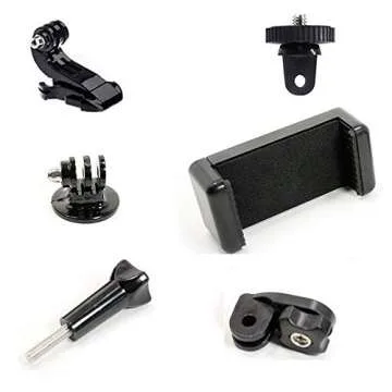 Supkeyer Cellphone Selfie Chest Mount+ Head Mount+ Wrist Mount with Clip for Gopro Hero 12 11 10 9 8 7 6 / Sony Action Cam/for iPhone 16 15 14 13 12 11 Pro Max Xs Max XR X/Sony LG ZTE Cellphone