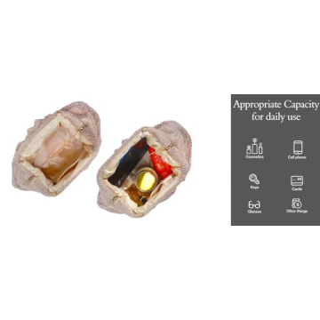 Gold Sparkly Clutch Purse for Women Evening Wedding Party