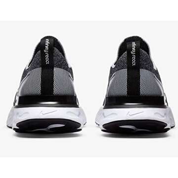 Nike React Infinity Run Flyknit Women's Shoes 7.5 Black/White