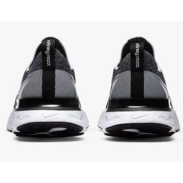 Nike React Infinity Run Flyknit Women's Shoes 7.5 Black/White