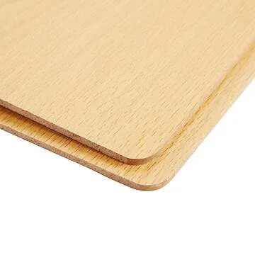 Paper Junkie 2-Pack Extra Large Legal Size Clipboards 11x17 with Low Profile Clip, Horizontal Wooden Lap Boards, Vertical Wood Clip Board for Drawing, Sketching, Art Classroom Office Supplies
