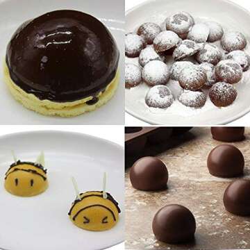 BUSOHA Silicone Molds for Baking and Candy Making