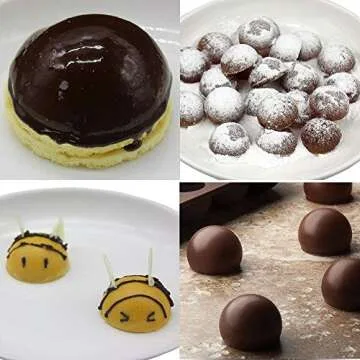 BUSOHA Silicone Molds for Baking and Candy Making